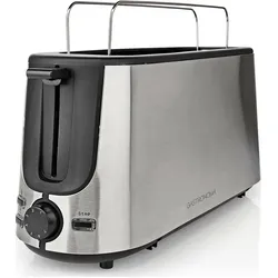 Gastronoma Toaster Sortiment 18140004 Toaster silber, Toaster, Silber, Grau