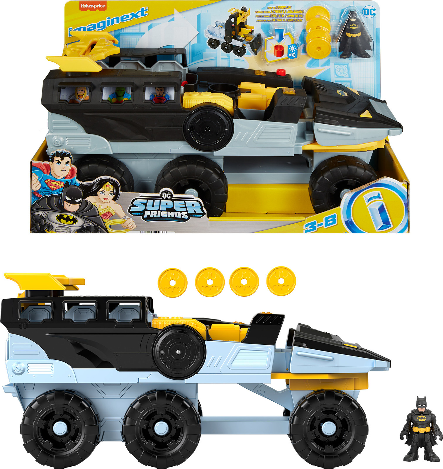 Fisher-Price Imaginext DC Super Friends Mega Bat-Transformer