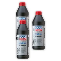 3x Getriebeöl LIQUI MOLY 3821 Motorbike Gear Oil 80W-90 1 Liter Flasche