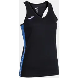 JOMA Olimpiada Tennis-Tanktop Damen 107 - schwarz/royalblau S