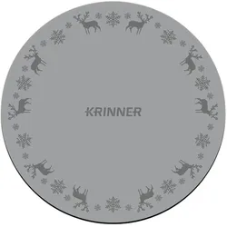 Krinner, Christbaumständer Zubehör, Christbaumdecke rund, Grau