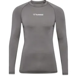 hummel Hmlbl Performance Tee L/S Herren - steel gray - M