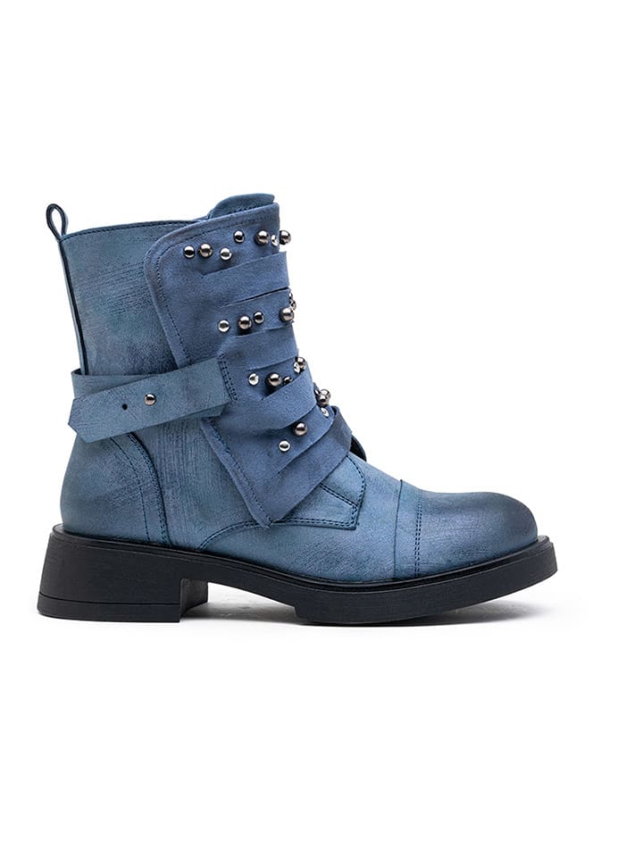 Foreverfolie Boots in Blau - 39