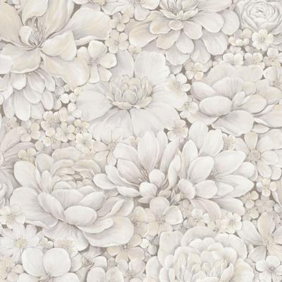 Galerie Wallcoverings Eden Collection Floral Texture Vinyl on Non-Woven Matte Wallpaper Roll