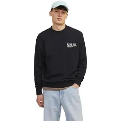 Jack & Jones Herren Sweatshirt JORNOTO - Relaxed Fit - Buttercream 12256658 - M