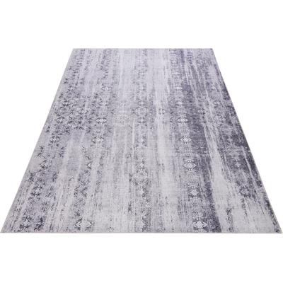 Teppich WECON HOME "Alaska", grau, B:80cm H:6mm L:150cm, Kunstfaser, Teppiche, Teppich, Wohnzimmer