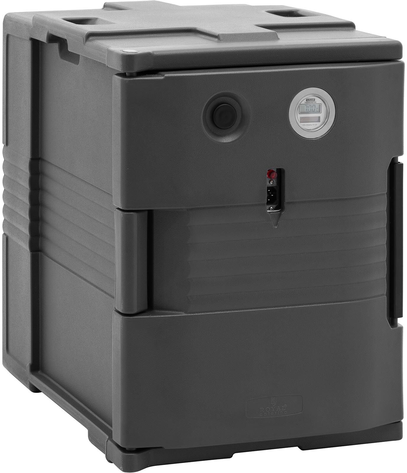 Royal Catering Thermobox heated - 90 L - for GN 1/1 containers - front loader - with temperature display RC-TBE1
