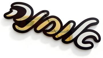 Uplift Picks Custom Acrylic Mirror Door Plaque Personalized Entrance Name Sign Decor gold width 16 Inch(40cm)