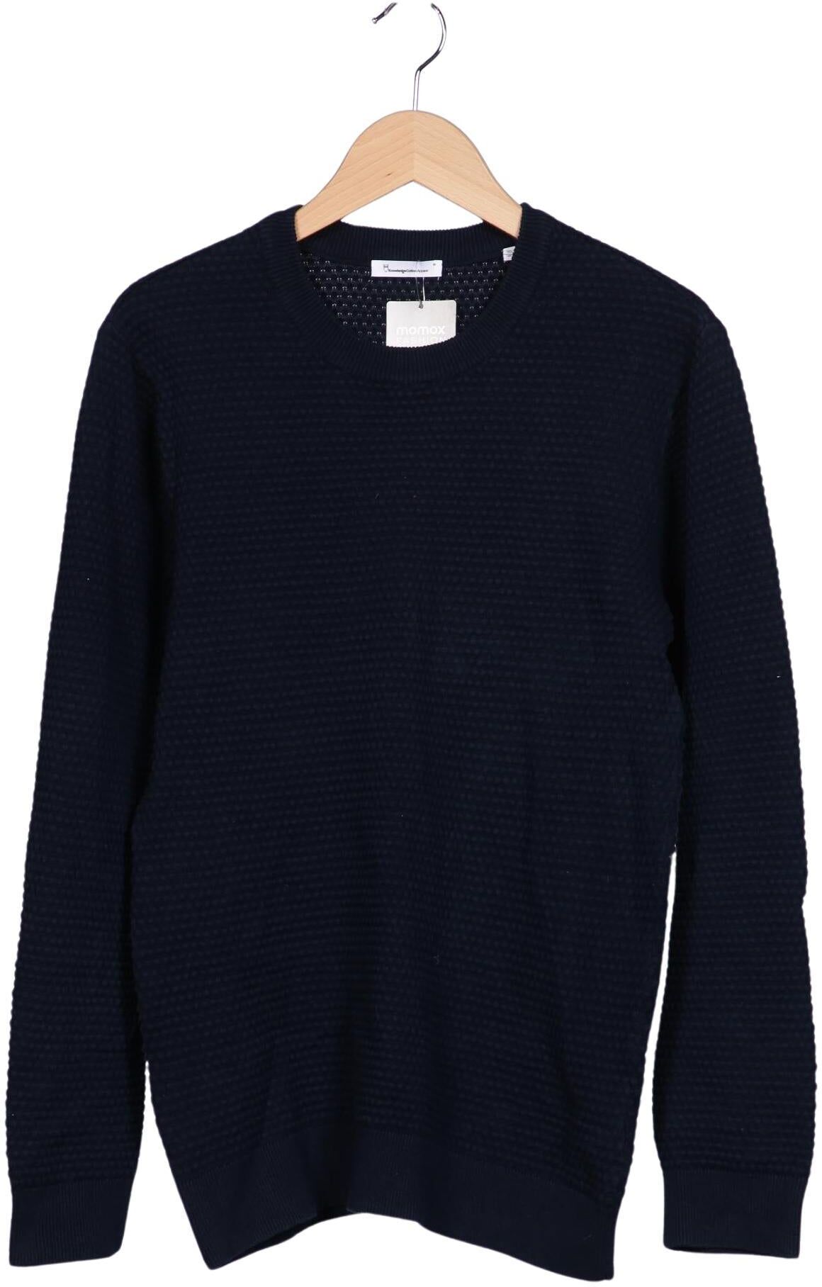 Knowledge Cotton Apparel Herren Pullover, Marineblau, Gr. M, Baumwolle - Second Hand