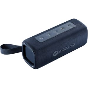 Motorola Bluetooth-Lautsprecher ROKR 600, blau, Wasserdicht IP67, 6h Akkulaufzeit, 30 W