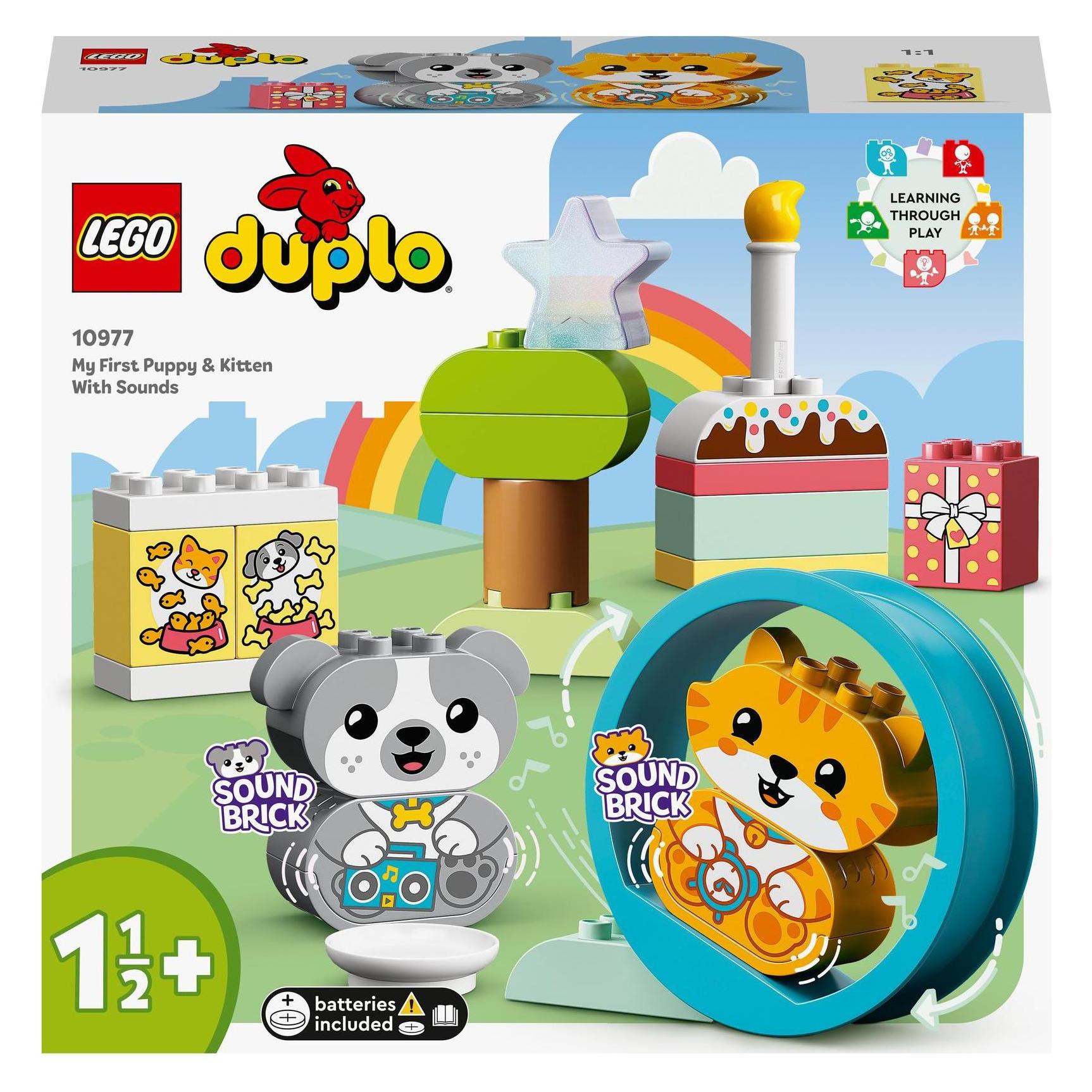 LEGO Mein erstes Hündchen & Kätzchen - mit Ton (10977) (10977)