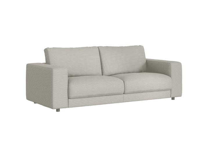 Gemütliches Sofa Ava Stoff stone B 230 T 107 cm - Material: Bezug: 88% Polyester, 12% Polyacryl - Möbel Konfigurator: Traummöbel individuell
