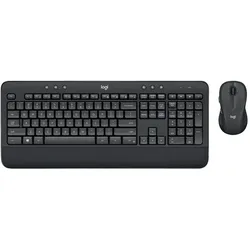 Logitech MK545 Advanced (DE, Kabellos), Tastatur, Schwarz