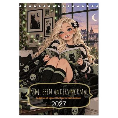 Kim, eben anders normal (Tischkalender 2027 DIN A5 hoch), CALVENDO Monatskalender