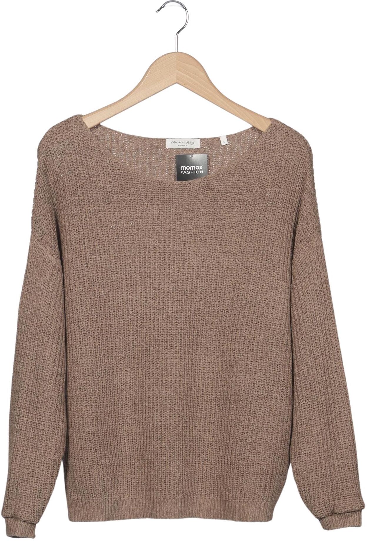 Christian Berg Damen Pullover, Braun, Gr. L, Synthetik - Second Hand