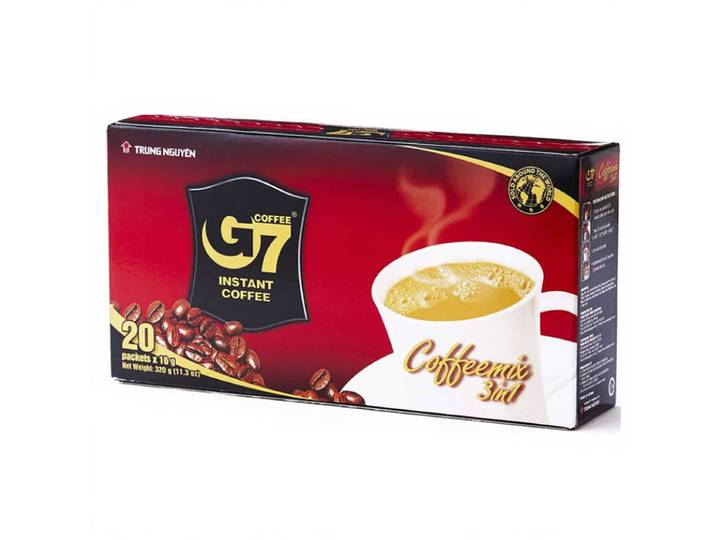 Trung Nguyen G7 oploskoffie 3-in-1 16 g x 20