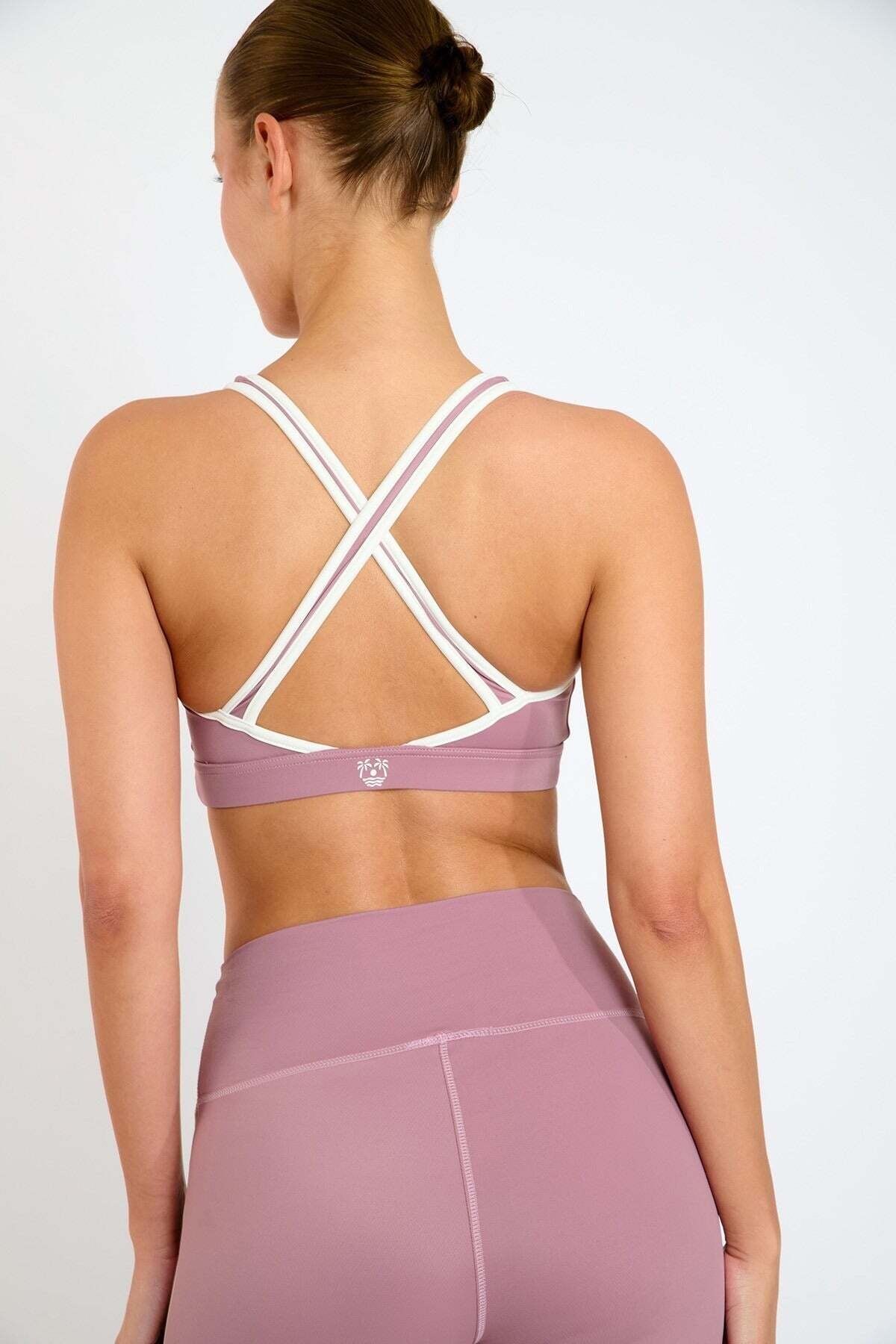 Yogashirt BANANA MOON "Banana Moon Sport-BH ALIGN-WELLSOUL", Damen, Gr. L, rosa, Shirts Yogashirt rosa L