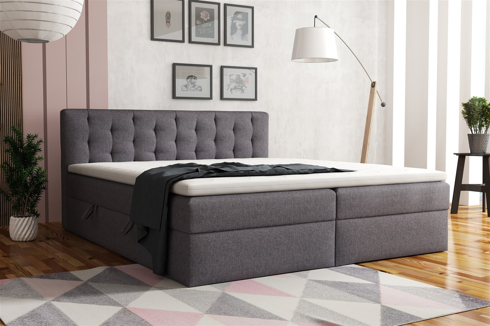 Fun-Möbel Boxspringbed DIAGO met opbergbox, 160 x 200 cm