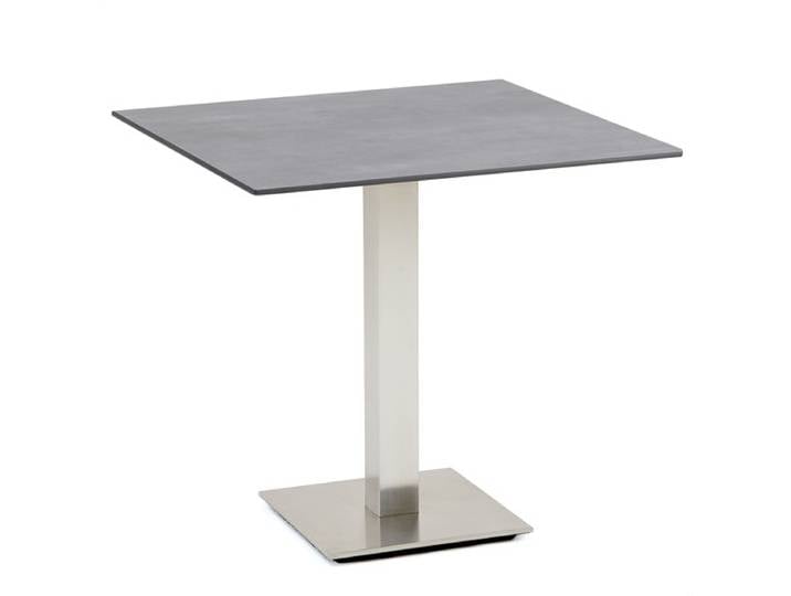 Niehoff Bistro Tisch quadratisch 68x68cm, HPL Beton-Design