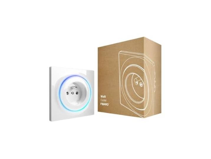 Fibaro Walli Outlet Type E/Z-Wave Plus Intelligent Socket, Smart Outlet, FGWOE-011