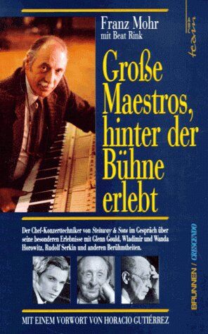 Mohr - Grosse Maestros, hinter der Bühne erlebt - Preis vom 11.10.2026 15:43:13 h