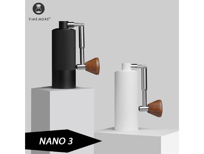 TIMEMORE Nano3 Moulin à café manuel Portable de voyage Moulin à main poignée pliante, Mini expresso compact verser sur outil de broyage