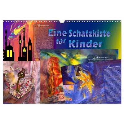 Eine Schatzkiste für Kinder (Wandkalender 2027 DIN A3 quer), CALVENDO Monatskalender