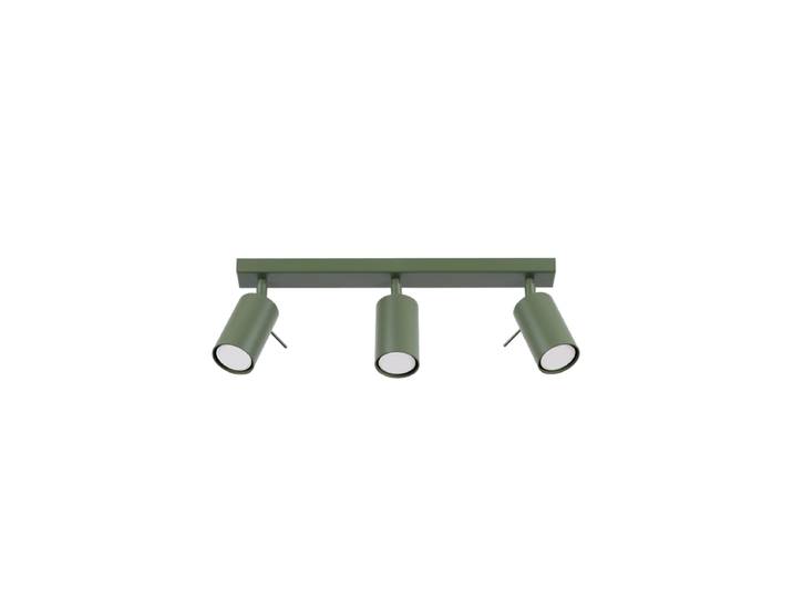 Design Deckenlampe „Ring“ 3-flammig Olivgrün Sollux Lighting