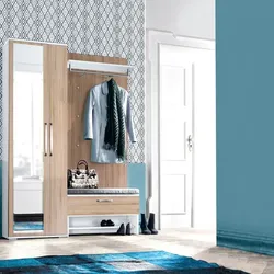 Wittenbreder Garderobenkombination Roubaix Holzoptik Braun, Weiß Eiche /