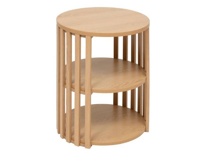 Table d'appoint 1 étagère Slat tasseaux 40 cm 5five
