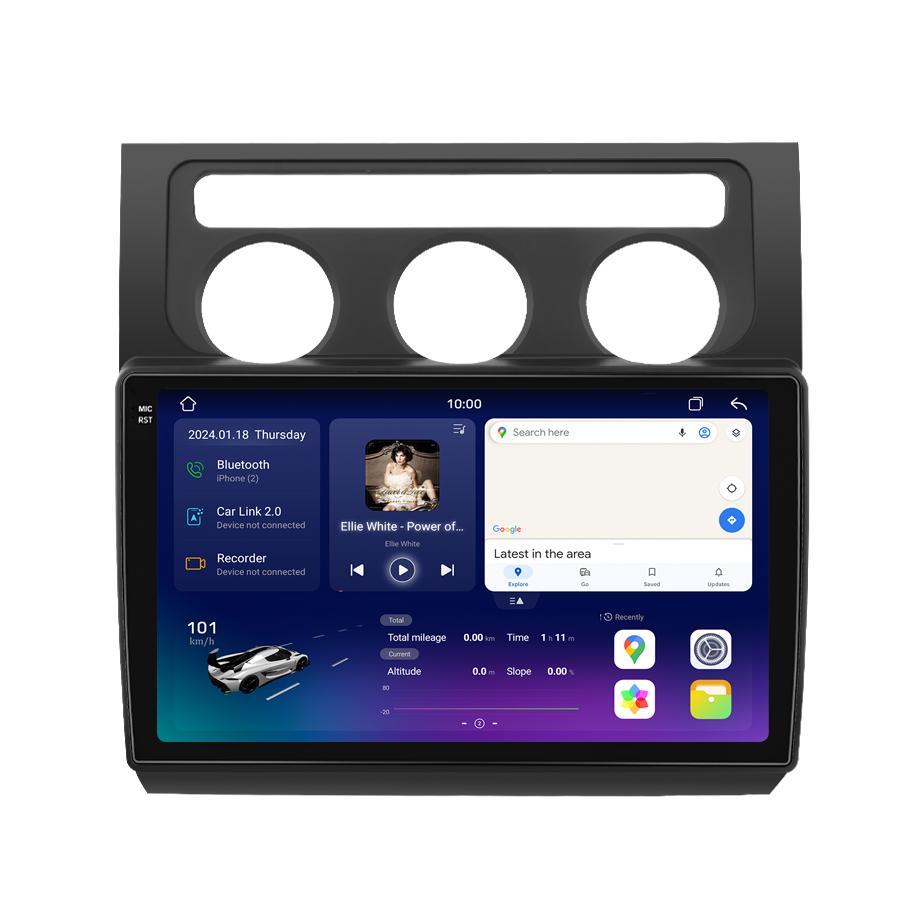 2K Display 128GB Autoradio für VW Touran 2003-2010 Navi Carplay Bluetooth 4G LTE GPS DAB+ Android Radio