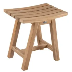 Brafab Keros Hocker 46x32x45cm aus Teakholz