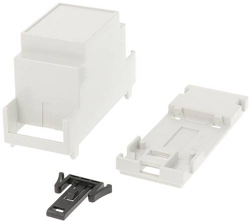 Hammond Electronics 1597DIN2MC53 Hutschienen-Gehäuse geschlossen 90 x 58 x 36 PPO Lichtgrau 1St.