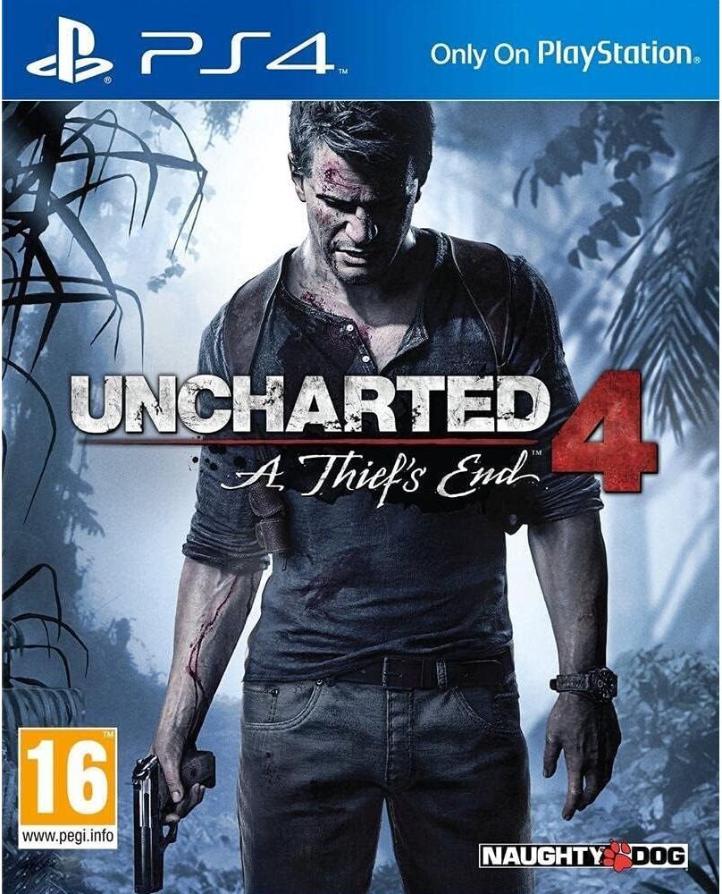 PlayStation Uncharted 4: A Thief's End - PS4 Game, Used - Good