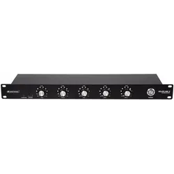 Omnitronic EQ-25 MK2 DJ-Equalizer (Equalizer), Effektgerät, Schwarz
