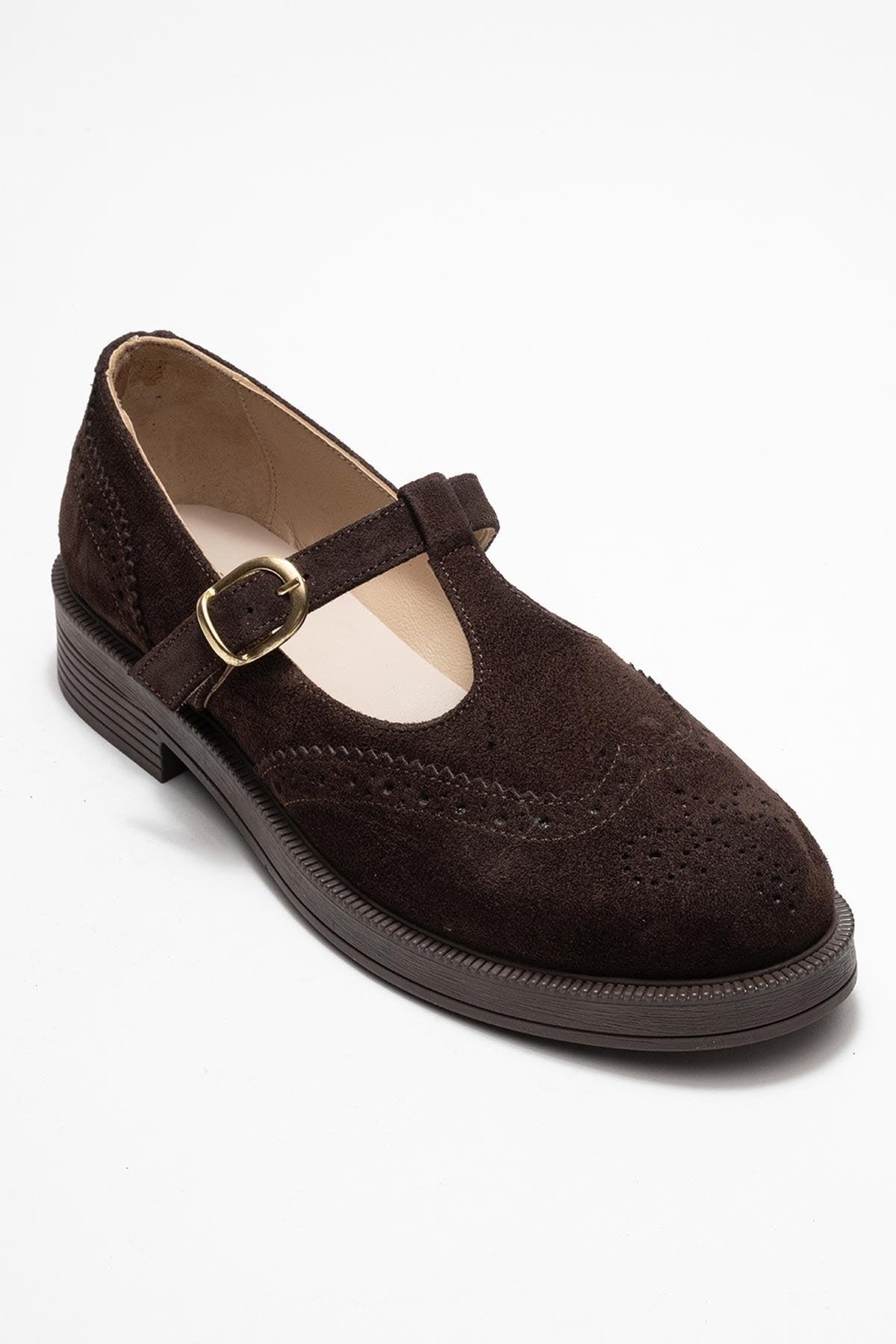Forever & Always Janney Leder-Riemenloafer - Braun