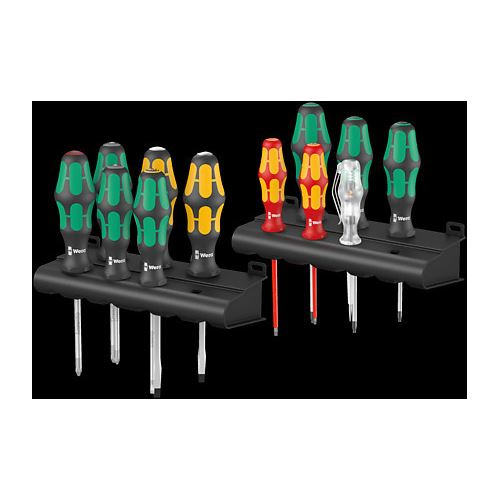 Wera Schraubendrehersatz 12tlg.Spannungspr.Schlitz PH PZD Torx Kraftform XXL Set Torx