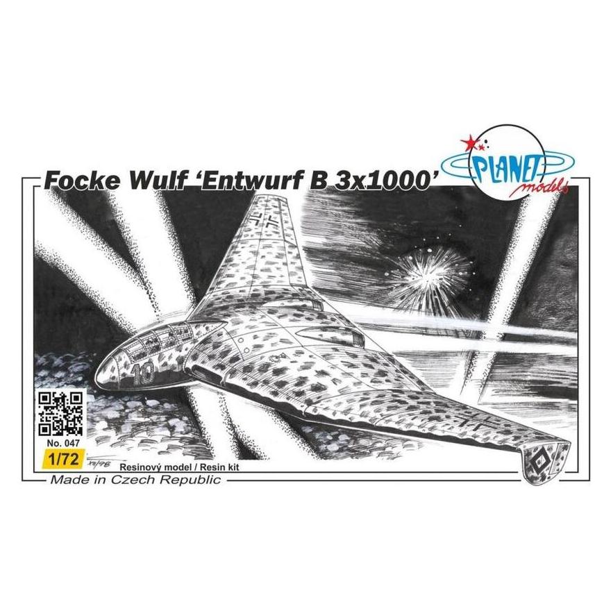 Planet Models Fw Entwurf B 3x1000 Delta Bomber (129-PLT047)