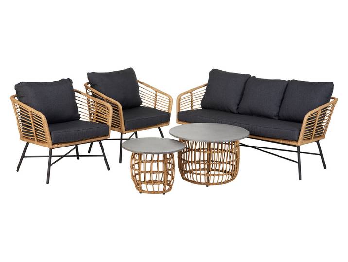 Home and More Lounge-Set Hawkins 3-Sitzer