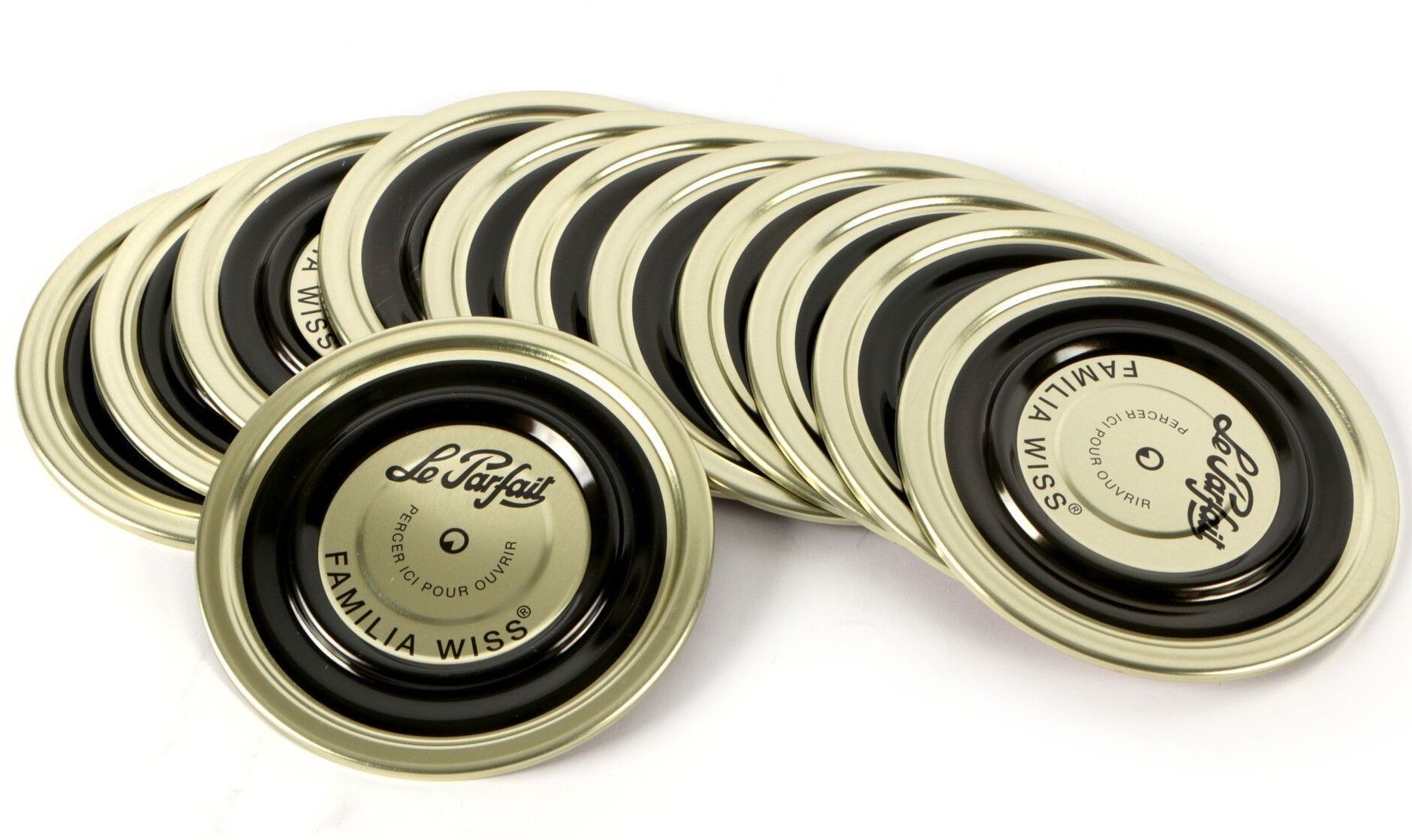 Le Parfait Confezione 12 Capsule 11 cm Le Terrine Familia Wiss