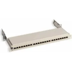 Leviton Brand-Rex DNT Verteiler-19"WAEG6V 24f. 12448VB, Server Zubehör, Grau