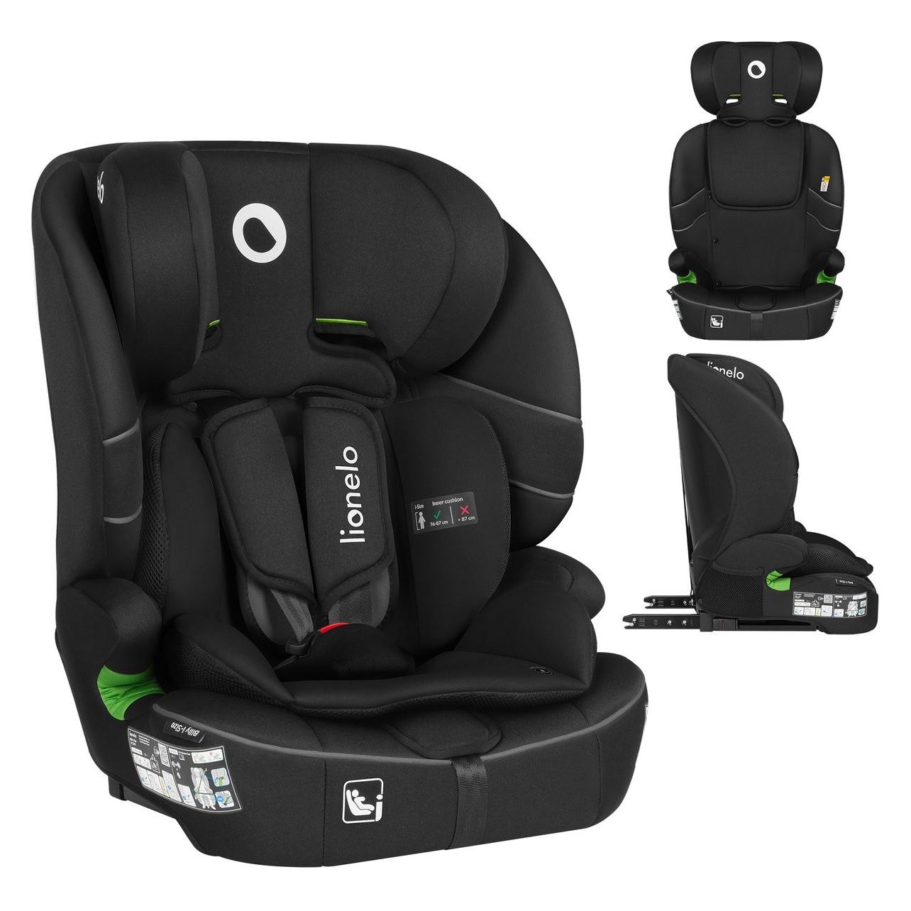 Lionelo Billy I-Size (Kindersitz, ECE R129/i-Size Norm) (LO-BILLY I-SIZE BLACK CARBON)