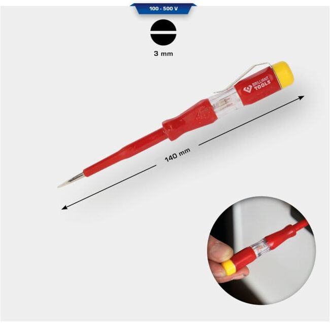 Brilliant Tools Testeur, 100 - 500 V (BT120900)