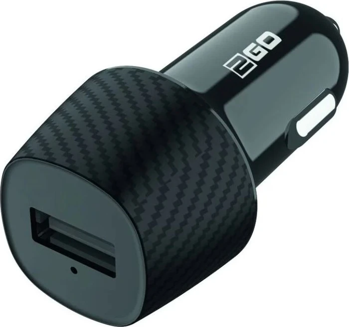 2GO Universal Ladegerät mit 1xUSB 12V schwarz