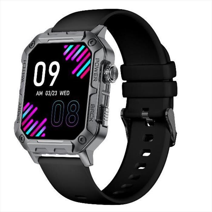 NILOX Fitness Tracker Nxswtrailwatch-nero