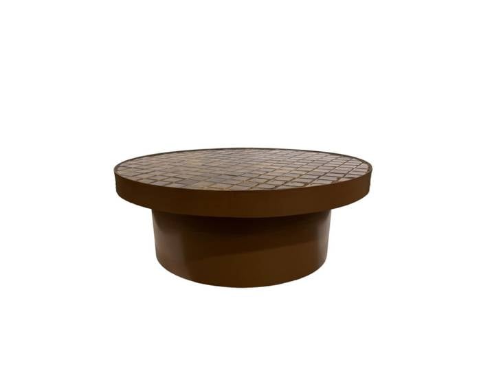 Table basse 80 cm marron