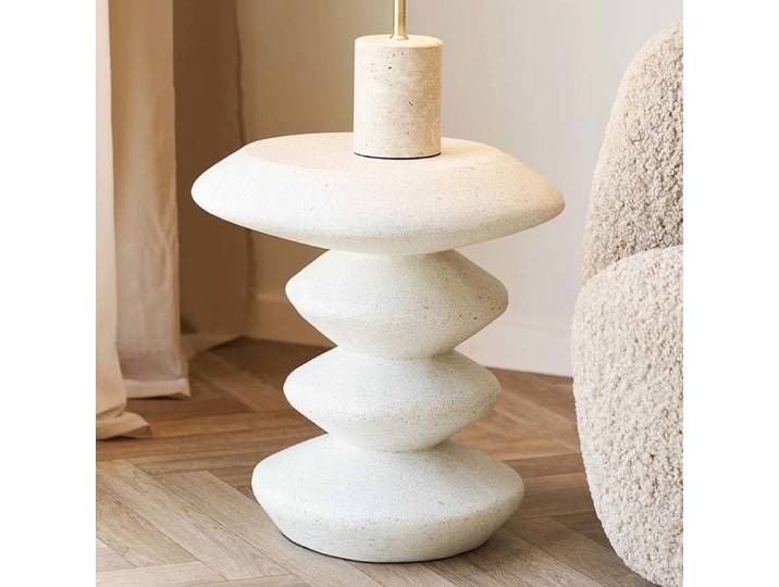 House Collection Table d'Appoint Nomi Blanc