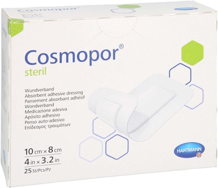 Cosmopor steril 8x10 cm 25stk
