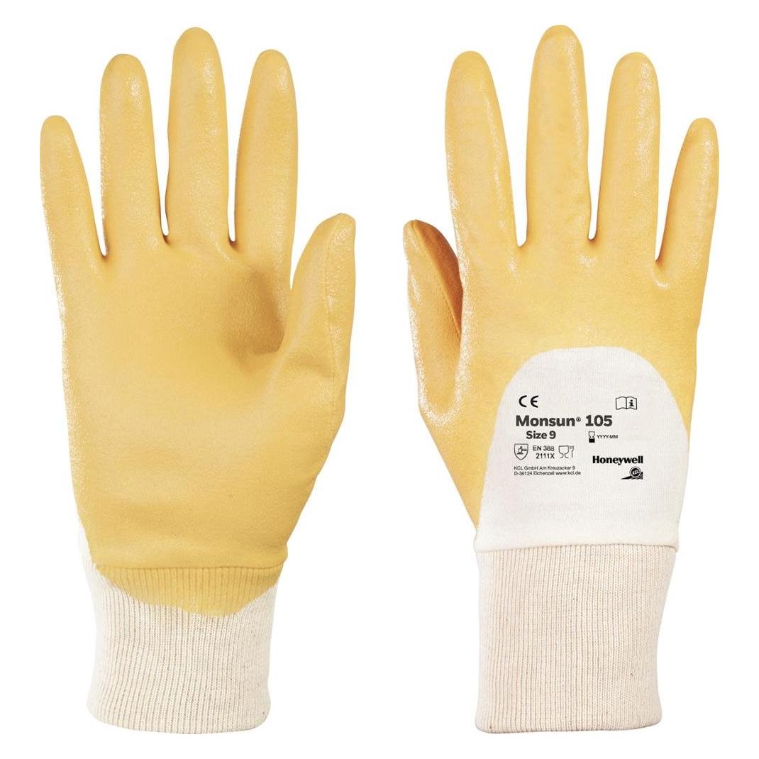 Honeywell Handschuhe Monsun 105 Grösse 10 curry EN 388 PSA-Kategorie II (10) (105/10)