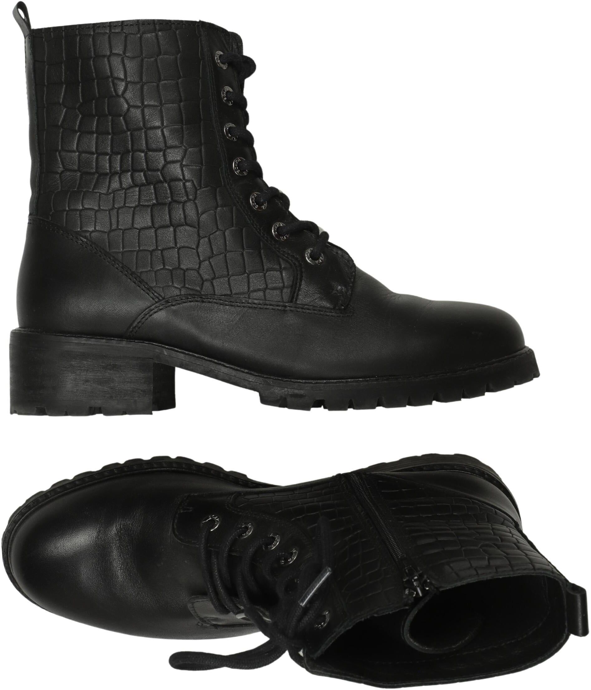 Scapa Damen Stiefelette, Schwarz, Gr. EU 39, kein / Etikett - Second Hand